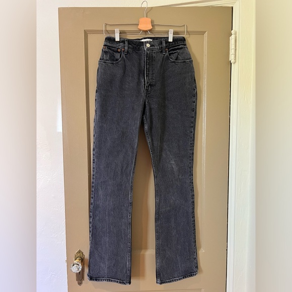 Abercrombie and Fitch 70s Vintage Flare Ultra High Rise Jeans - Picture 2 of 4